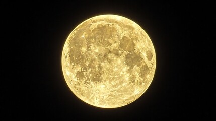 Obraz premium Full Moon during an eclipse showcasing its luminous presence and dramatic contrast against the darkened sky