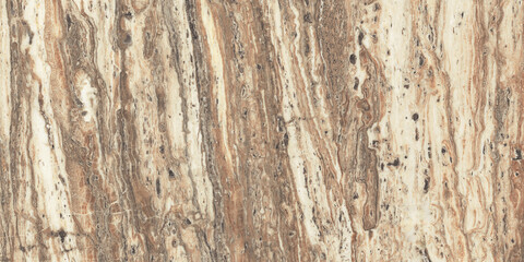 Coffee-brown abstract marble background, rough stone with heavy veining patterns in a creative vertical texture, used for ceramic flooring tile design