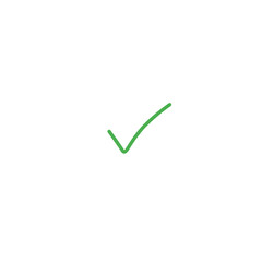 Green check mark icon