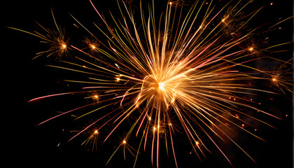 Obraz premium fireworks in the night sky