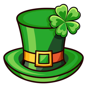 recommend clip art: Lucky Green Leprechaun Hat with Clover