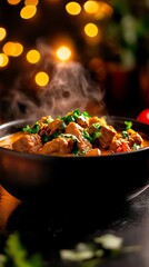 Lamb Korma  A creamy curry with lamb and spices, from Lucknow, India