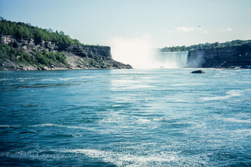 Niagara falls from the river