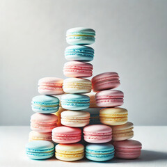 colorful macaroons 