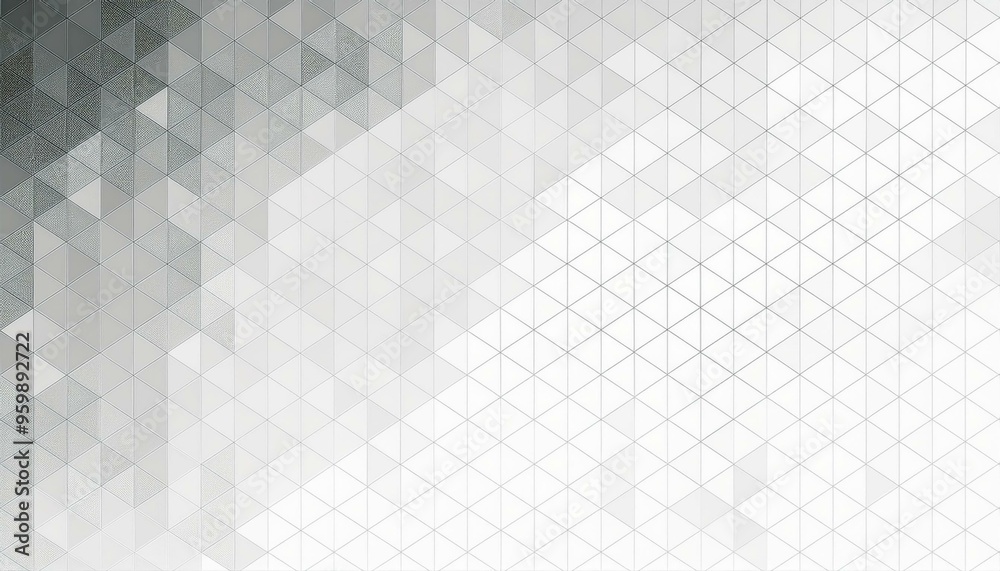 Wall mural abstract geometric background with grey and white color tone triangle shapes. abstract shapes backgr