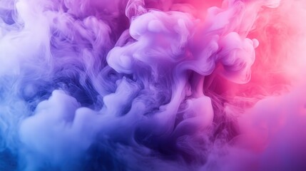 Fototapeta premium Acrylic Ink Cloud Swirling in Water Dreamy Abstract Effect