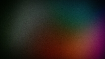 Moody and rich 4K gradient background blending deep green, orange, and purple tones with a subtle grainy texture. Ideal for dramatic designs, digital art, and atmospheric wallpapers
