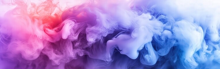 Fototapeta premium Acrylic Ink Cloud Swirling in Water Dreamy Abstract Effect
