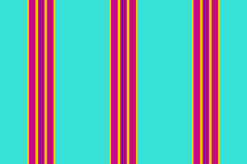 Duvet pattern seamless texture, easter fabric stripe vertical. Harvest background textile vector lines in pink and bright colors.