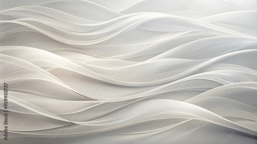 Poster abstract grey pattern and background poster with dynamic waves. technology particle mist network cyb