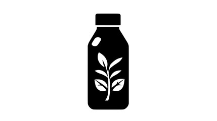 Water bottle labeled with carbon-neutral production certification