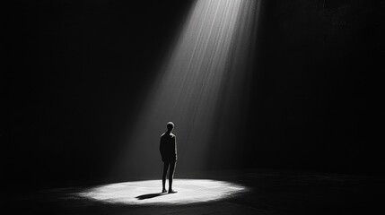 A person sitting in front of a computer, with digital wires extending from the screen into their brain, symbolizing control.