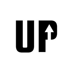 Abstract up logo business logo design template with arrow symbol.