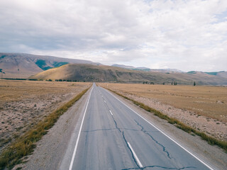 Chuisky tract in the Altai mountains. Siberia, Russia,
