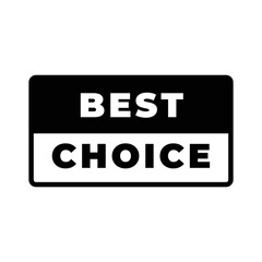 Set of best choice stamp, label, or logo. Vector illustration for web design