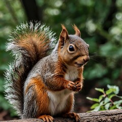 Obraz premium squirrel generative ai