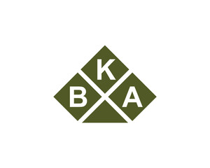 BKA logo design vector template. BKA