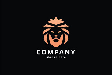 Fototapeta premium Super King Lion Logo 