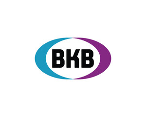 BKB logo design vector template. BKB