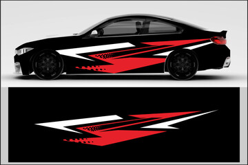 Car wrap graphic racing abstract background for wrap and vinyl sticker