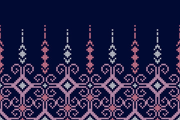 Festive Sweater Design. Seamless Knitted Pattern