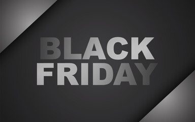 Black Friday sale banner template design. vector illustration