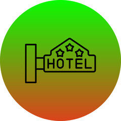 Hotel Sign Icon