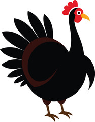  Turkey Silhouette Vector Illustration design