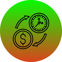 Time Is Money Icon