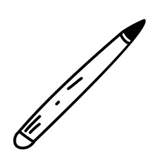 vector illustration of a pen