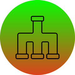 Plastic Pipe Icon