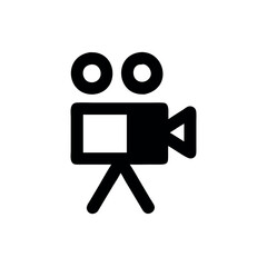 Video Camera simple Pictogran lcon, logo 