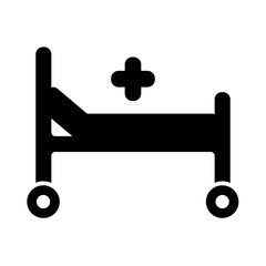 Hospital bed , Doctor, Health, Medicine, Clinic Icon