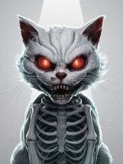 Cat Zombie, Zombie, Cat, Halloween,Horror,Spooky,Scary,Scare