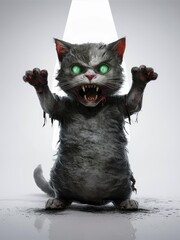 Cat Zombie, Zombie, Cat, Halloween,Horror,Spooky,Scary,Scare