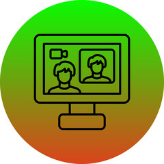 Online Meeting Icon