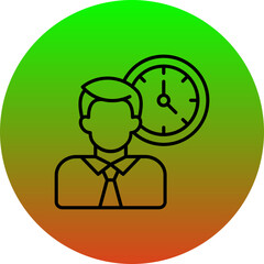 Obraz premium Punctuality Icon