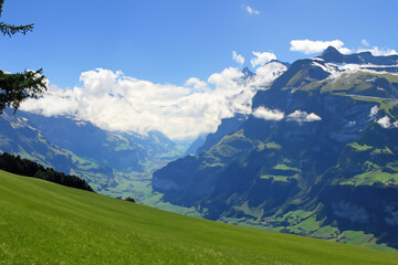 Alps Landscape Background