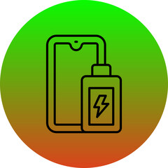 Obraz premium Battery Level Icon
