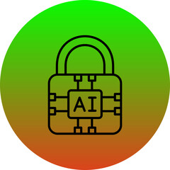 Obraz premium Padlock Icon