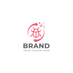Creative Beetle Clean company logo design 