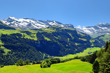 Obraz premium Alps Landscape Background