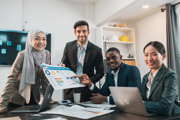 Effective Team Training, Group Discussion Teamwork in Office, Enhancing Professional Communication Skills, Businesspersons Collaborating on Strategy Planning, Building Stronger Dynamics Corporate