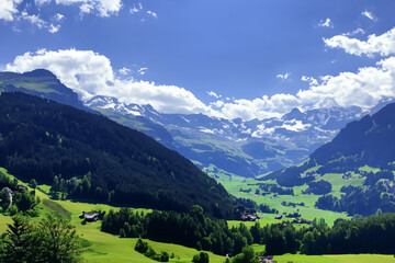 Obraz premium Alps Landscape Background