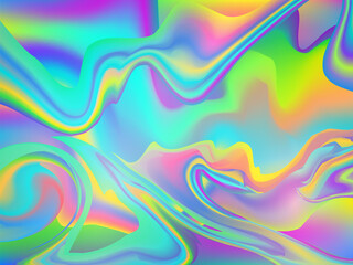 Fototapeta premium Abstract modern colorful flow poster. Wave Liquid shape, color background. Template for design presentation, flyer, card, web page. Vector