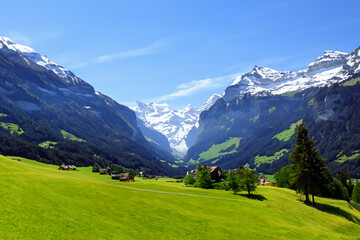 Alps Landscape Background