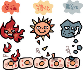 細胞を傷つけて老化を進める要因