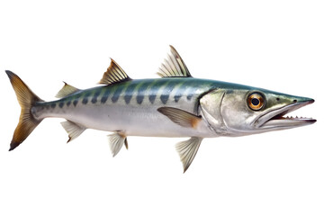 Fototapeta premium Barracuda isolated on transparent background