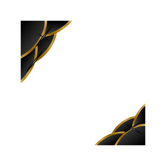 Fototapeta premium Shiny Gold Frame