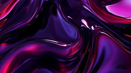 Obraz premium Abstract Purple and Red Swirling Liquid Background